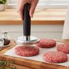 Ajutor de Gătit Oțel Inoxidabil Manual Formă Presă Plăcintă cu Carne Rotundă Antiaderentă Ciocan pentru Carne Suspendabil Durabil Presă pentru Chiftele de Carne Gătit