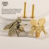 Retro Bee Brass Handle Vintage Wardrobe Drawer Pulls Insect Craft Cabinet Door Knobs  Cupboard