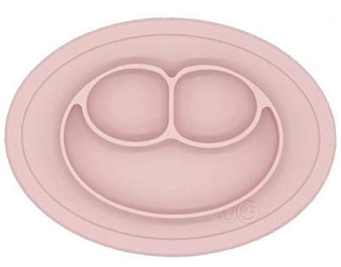 

ezpz Mini Mat Baby Baby Food Suction Silicone Plate Store Exclusive Baby Pink [Tip-Resistant Tableware] Dish, Cup, Mat, [Direct Color]