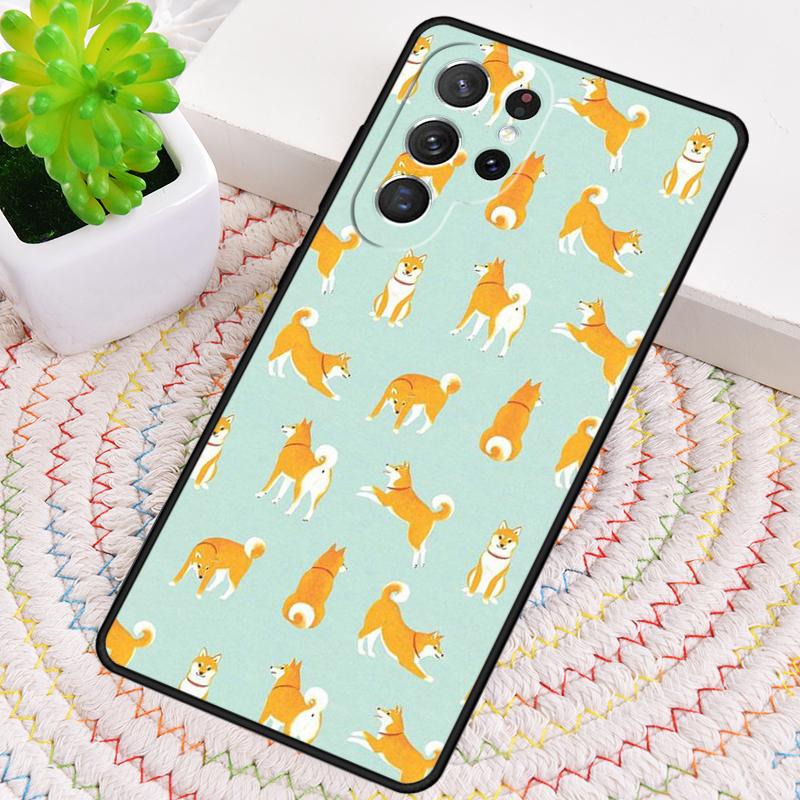 Schattig Cartoon Corgi Hond Patroon Telefoonhoesje voor Samsung Galaxy note 10 pro S26 Ultra S23 S24 FE S25 S21 S22 PLUS schokbestendig Cover