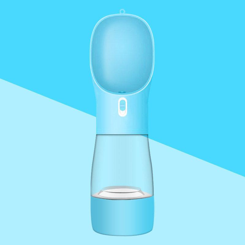 

WTEMPO портативный чайник для домашних животных, чашка для воды, дорожная уличная поилка для воды, диспенсер для воды на открытом воздухе, для прогулок, путешествий, товары для домашних животных 458ml светло-синий