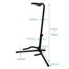 KIKUTANI Guitar Stand, for Guitar Storage, Suitable for Lacquer Finishes, with Anti-Tip Rubber, GS-101B