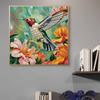 DIY Handmade Hummingbird Pearl Art Kit 30x30cm Frameless Floral Pearl Diamond Painting, Creative Craft Kit for Home Wall Decor & Hobby Lovers