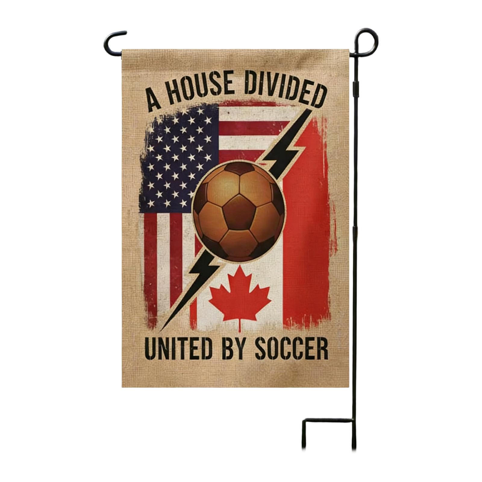 

2026 Garden Flag, Double-sided Printed Linen Patio Outdoor Flag One Size