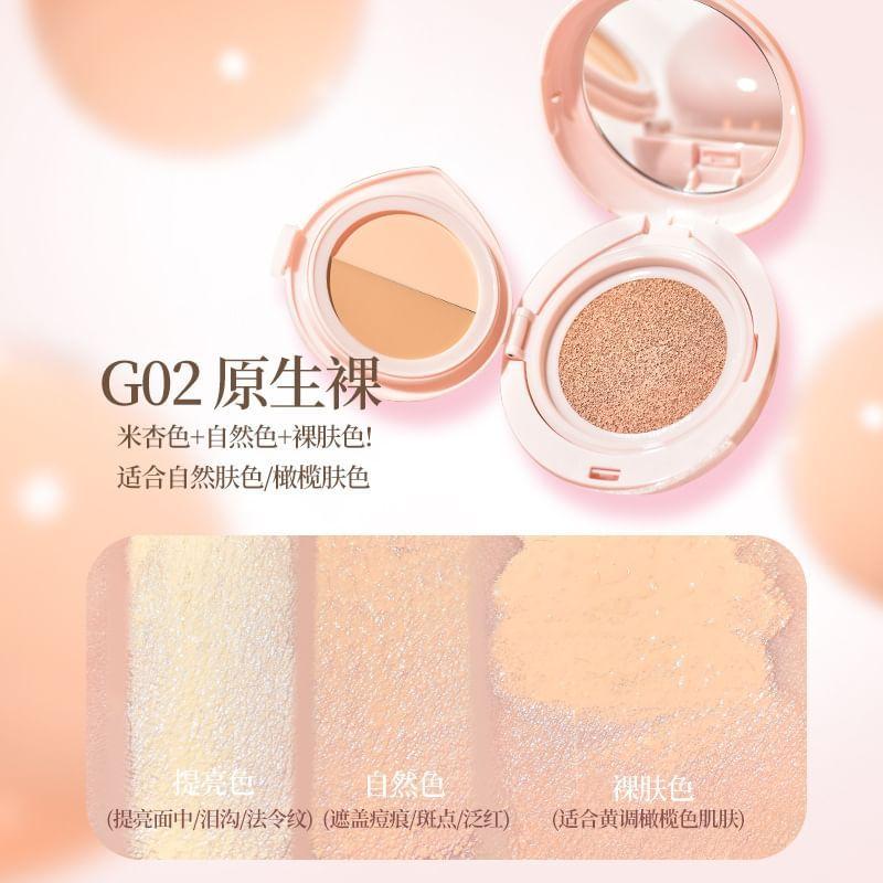 GOGO TALES - 2 in 1 Concealer Air Cushion - 2 Colors