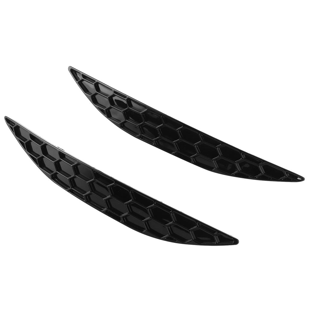 2Pcs Gloss Black Rear Bumper Reflector Delete Set Fit For MK7 R RLine 20132016