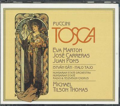 CD PUCCINI, EVA MARTON, JOSE CARRERAS, - Tosca FCCC404201 SONY Japan Classical Used