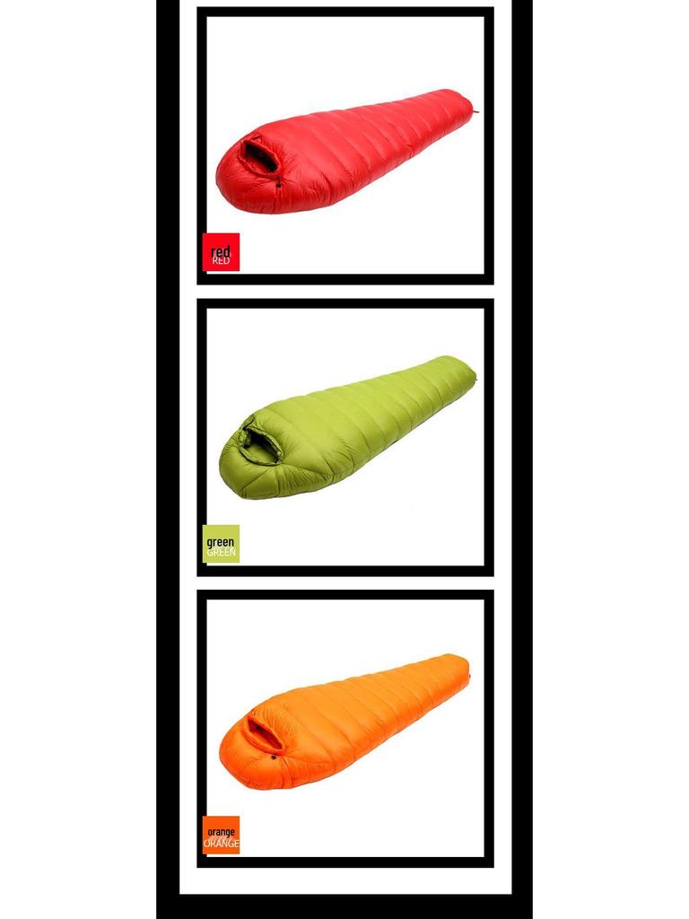 Aanpasbare Mummy Dons Slaapzak voor Kamperen bij Koud Weer