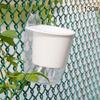 Window Boxes Lazy Planting Basket Transparent Flowerpot Pots Gardening Transparent Portable Round Self Watering Yard