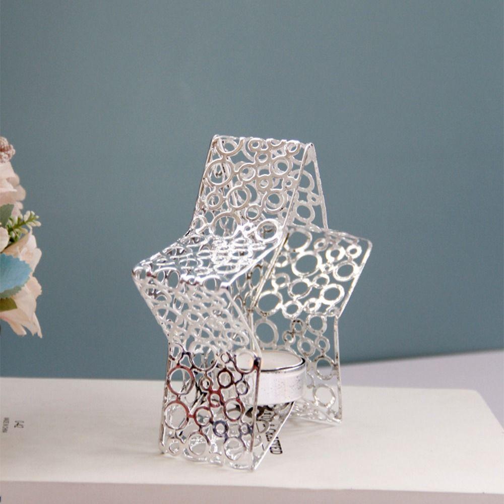 Creative Star Candle Holder Middle Eastern Candle Stand Gift Holders for Candlesticks  Home Decor