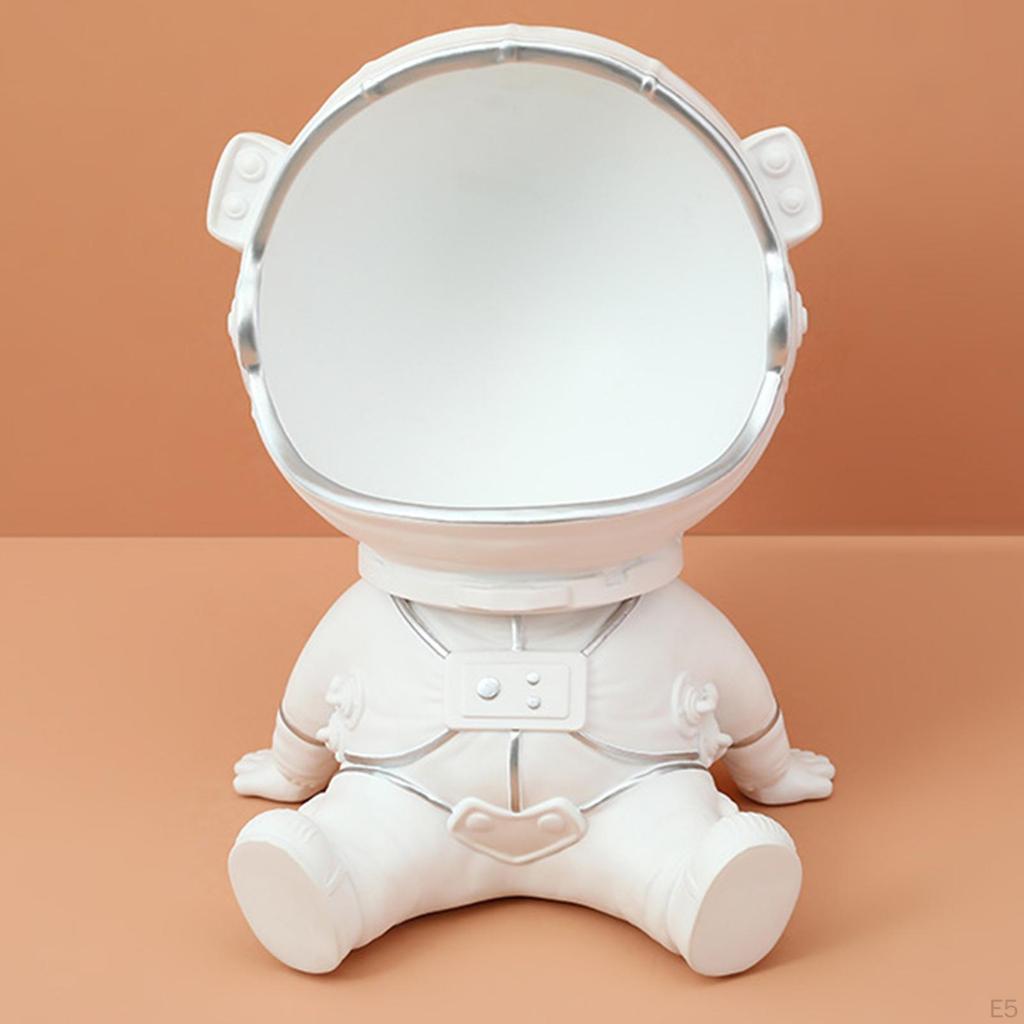 Miska na klucze Astronauta, Figurka z żywicy Uchwyt do przechowywania Organizer na biurko na słodycze i przekąski do dekoracji domu