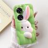 Für Huawei Nova 11 SE Hülle Süßer Hase Kaktus Cartoon Weiches Flüssigsilikon Stoßfeste Abdeckung Für Huawei Nova 12 SE BNE-LX1 Capa