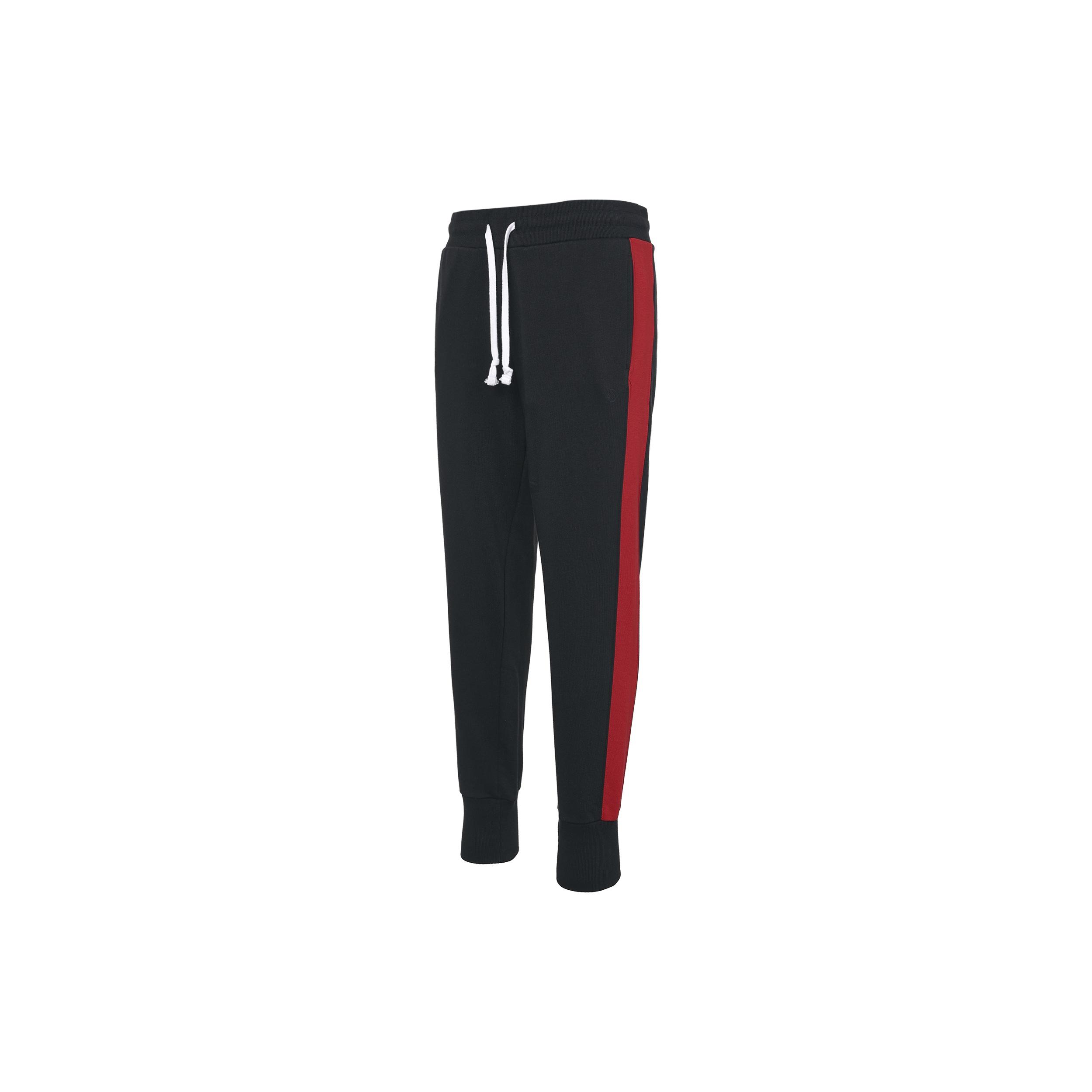 (WMNS) Converse Casual Pants Asia Sizing Black Red Women s 10018007-A01 M