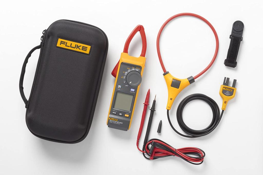 Fluke CAT III 1500V Cęgowy miernik 393 FC True-RMS (Korzystanie z iFlex) []