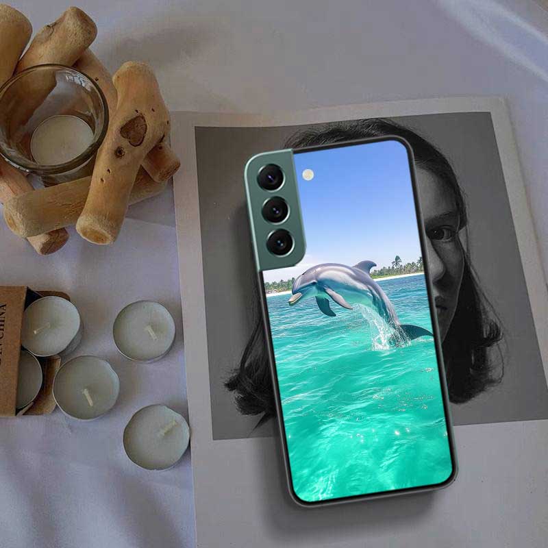 Why Do Dolphins Breach Phone Case For Samsung Galaxy S22 S25 Ultra S21 S10 Plus S26 Edge S20 S23 S24 FE Cover Silicone Soft