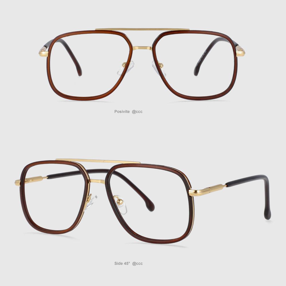 53947 Plastic Titanium Men Women Anti Blue Light Glasses Frames TR90 Fashion Computer Eyeglasses