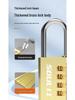 Solid Copper Waterproof Mini Combination Padlock for Suitcases, Dorms, Lockers, and Gyms