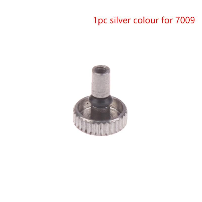 1/5Pcs 7009 8200 Watch Crown Head Ccrown Stainless Steel Watch Head Handle For 46941 46943 Movement Thick Tube Watch Accessories