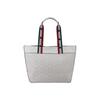 Coach X Marvel Collaboration Jes 33 Badge Decorated Monogram Coated Canvas And Leather Tote Bag Women Tote Bags White 2539-SVCAH