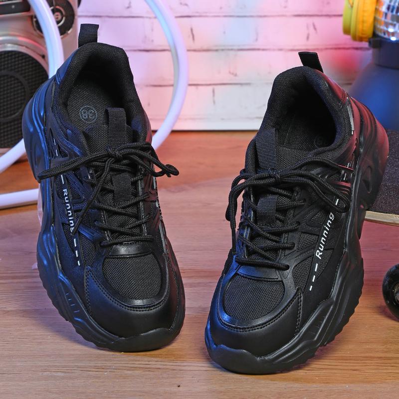 Breathable Chunky Sneakers Trendy Platform Shoes Women Fashion Casual Sports Shoes Men's Outdoor Walking Shoes Thick Sole