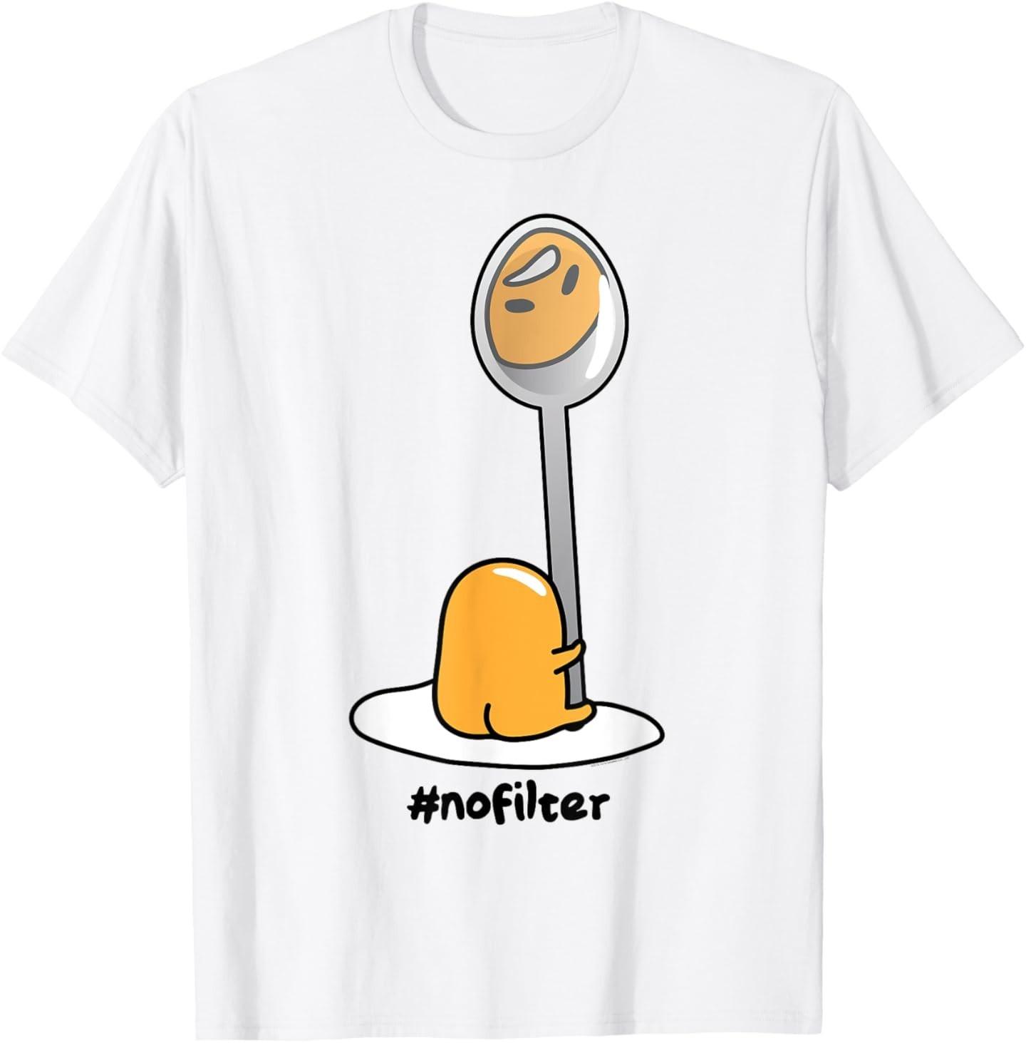 Футболка Гудетама Ленивое Яйцо Без Фильтра nofilter 4XL