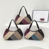 Fashionable and Color-blocked Underarm Bag Casual Large-capacity Single-shoulder Bag