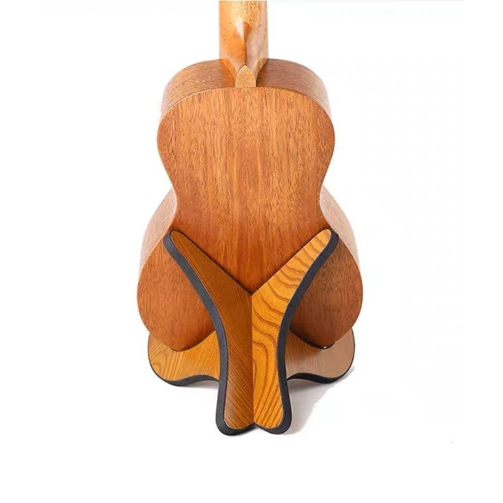 Guitar Stand Wooden Vertical X Shape Foldable Musical Instrument Stand Piano Stand Ukulele Guitar Electric Bass Violin Guitar Holder Display Stand UK