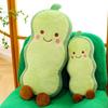 Vegetable Pea Cucumber Long Pillow Plush Toy Kids Sleep Companion Gift For Children