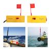 Fishing Planer Board Medium W/ Spring Flag System Heavy Duty Fishing Tackle for Inshore Offshore River Trolling Boat Fishing