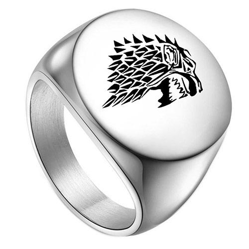 Fashion Tetragrammaton Viking Rings For Man Wahyeh Magical Blessed Pentagram of Solomon Amulet Stainless Steel Punk Male Ring