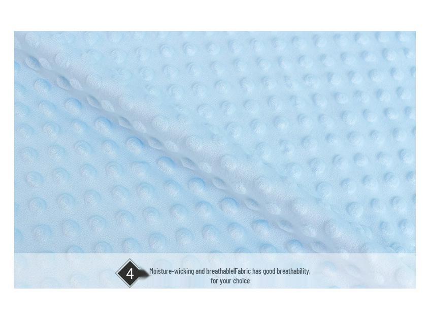 Spot Doudou Velvet Infant Sheet: Crystal Soft Bubble Velvet Fabric, Multiple Widths, Comforting Fit, Doudou Blanket Material