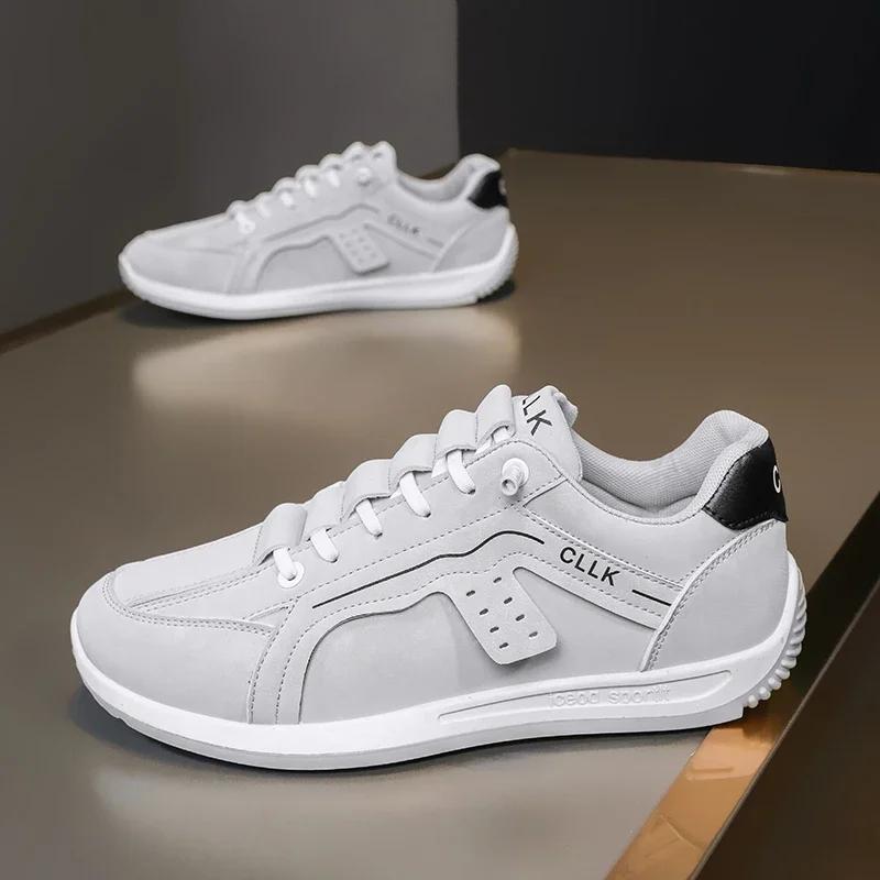 Autumn 2026 New Breathable Men Shoes Male Flat Shoe High Quality Men's Sneakers Leather Casual Shoes Sneakers Women
