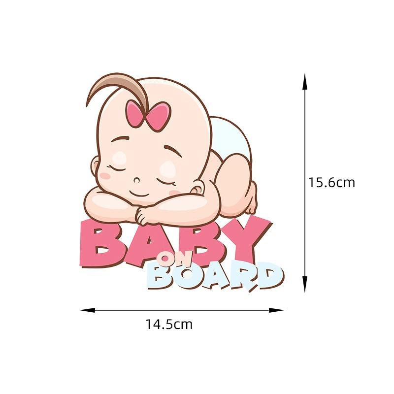 

Горячий Мультяшный Милый+ребенок+в+машине+автомобильные Наклейки Окна автомобиля Задний бампер Царапины Украшение one