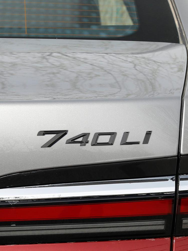Adatto per BMW Serie 7 G70 G12 730d 730li 740i 750i 735Li 760Li 745e 760i modello 2023, con un logo alfanumerico nero lucido