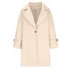 Women's Fashion Jacket Casual Solid-color Long-sleeved Cardigan Long Coat