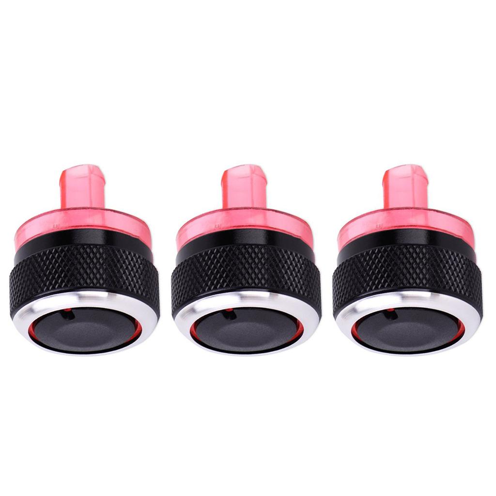 Pack Of 3 Air Conditioning Heat Control Switch Button Knobs For Peugeot 206 207 Vehicles Enhancing Driving Experience