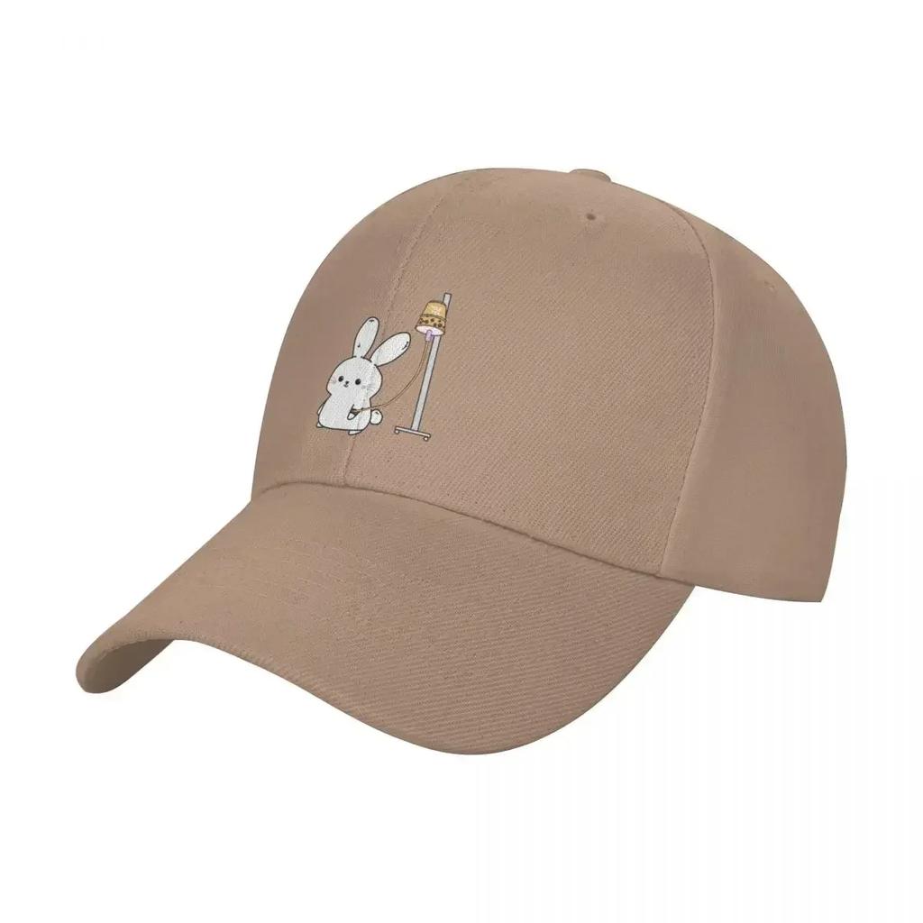 Bubble Tea Bunny Baseball Cap Cute Party Hat Luxury Man Hat Golf Men Women's