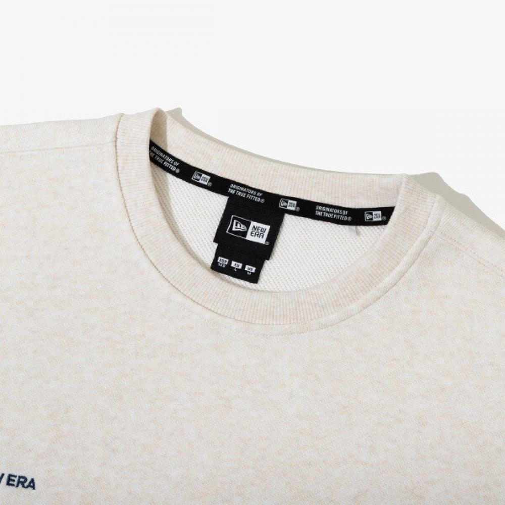 New Era Mlb La Dodgers Team Logo Sweatshirt Oatmeal 14742018