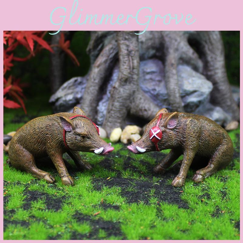 Resin Micro Landscape Gift Pirate Boar For Festive Event Decorations Animal