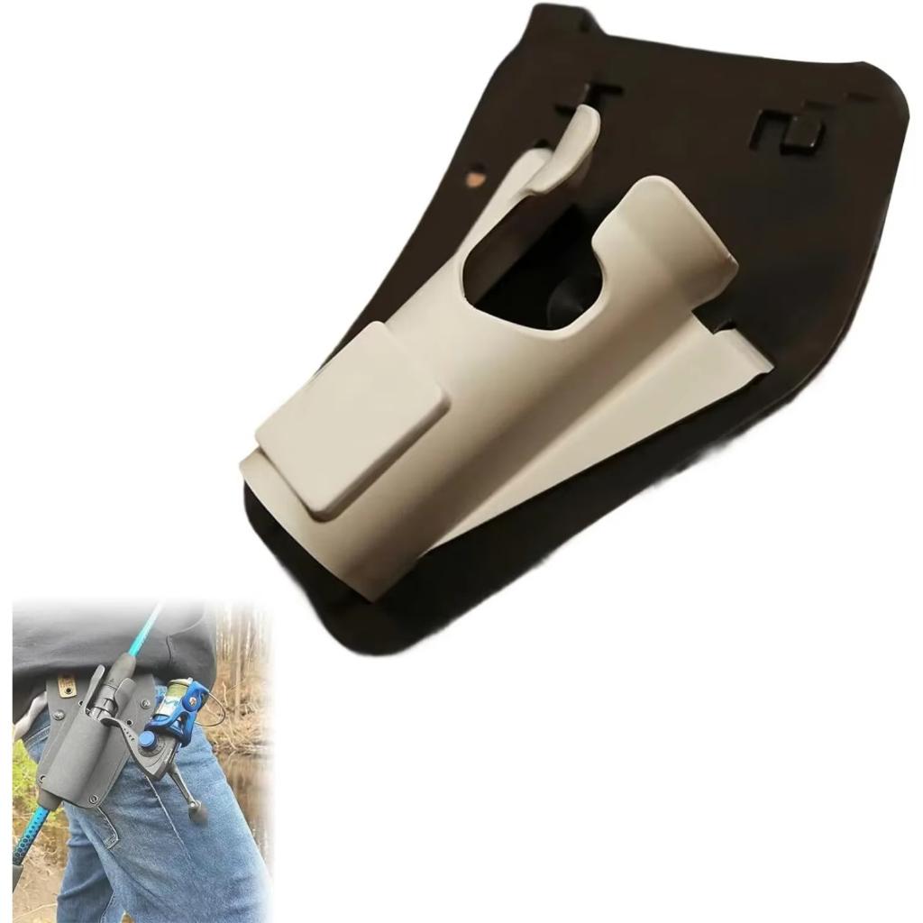 1 Stück Outdoor-Angelruten-Hüfttasche Freihändiges Einschiebe-Design Langlebig Schnellzugriff-Fächer Fliegenfischen Uferfischen
