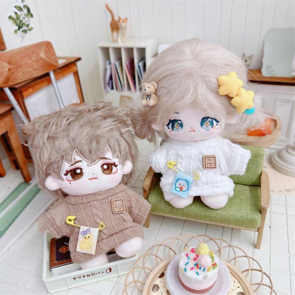 Winter Doll Sweaters New Year Red Warm Tops Clothes Accessories  10cm Cotton Doll/Idol Dolls