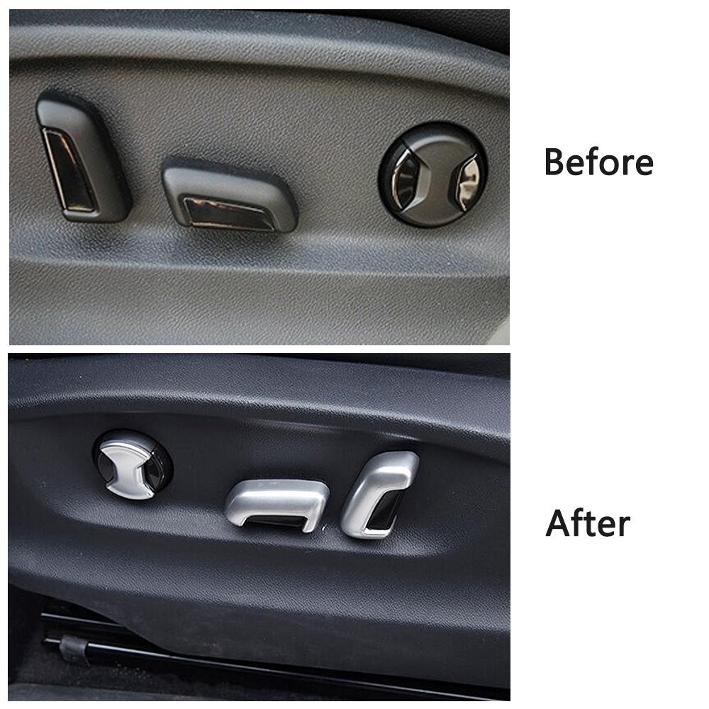 Για Volkswagen VW ID.4 ID4  2022 2023 Αυτοκίνητο Εσωτερικό Χρώμα Ανακατασκευή Διακόπτης Ρύθμισης Καθίσματος Κάλυμμα Κουμπιού Επένδυση Αυτοκόλλητο Αντι