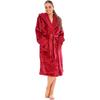 Keanu Womens/Ladies Shimmer Sherpa Fleece Dressing Gown
