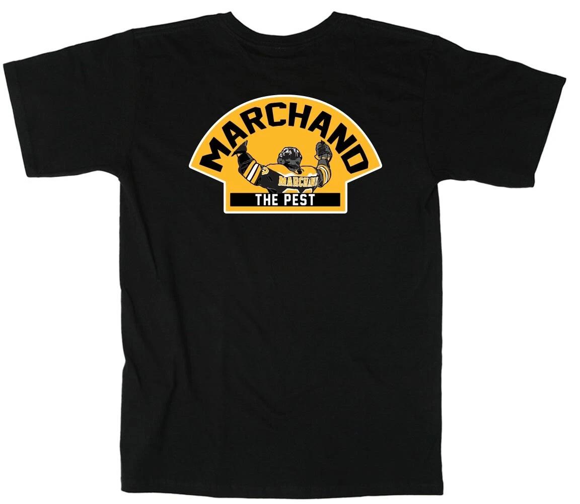 Brad Marchand Boston Bruins The Pest Rat Long Short Sleeve T-Shirt S