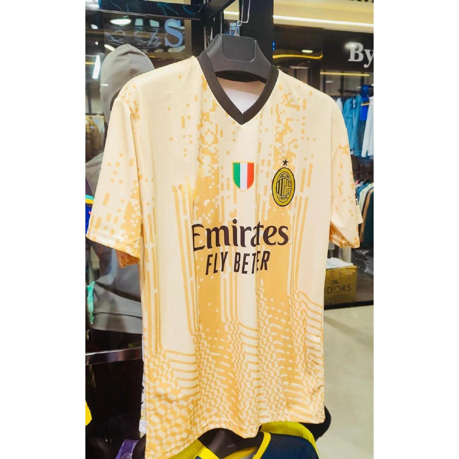 

Футбольная майка AC Milan 2023/24 Special Edition, желтая майка