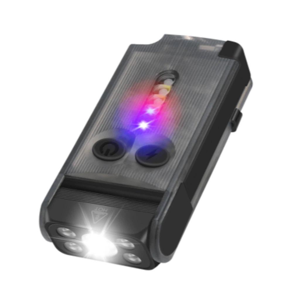 Portable Multi-function LED Flashlight Rechargeable Waterproof Work Light Mini Size with Magnet Buzzer Torch Emergency Use