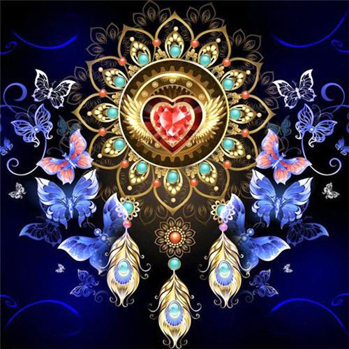 

Новое поступление Алмазная картина Бабочка Вышивка Животное Мозаика Ловец снов Набор для вышивки крестом Полный квадратный настенный декор Full Round 20x20CM