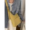 Casual Soft-faced Large-capacity Bag, Fashionable Commuting Single-shoulder Crossbody Bag, Simple and Retro Bucket Bag