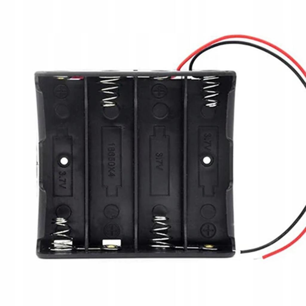 Basket 4 X 18650 Connected In Series + Wires