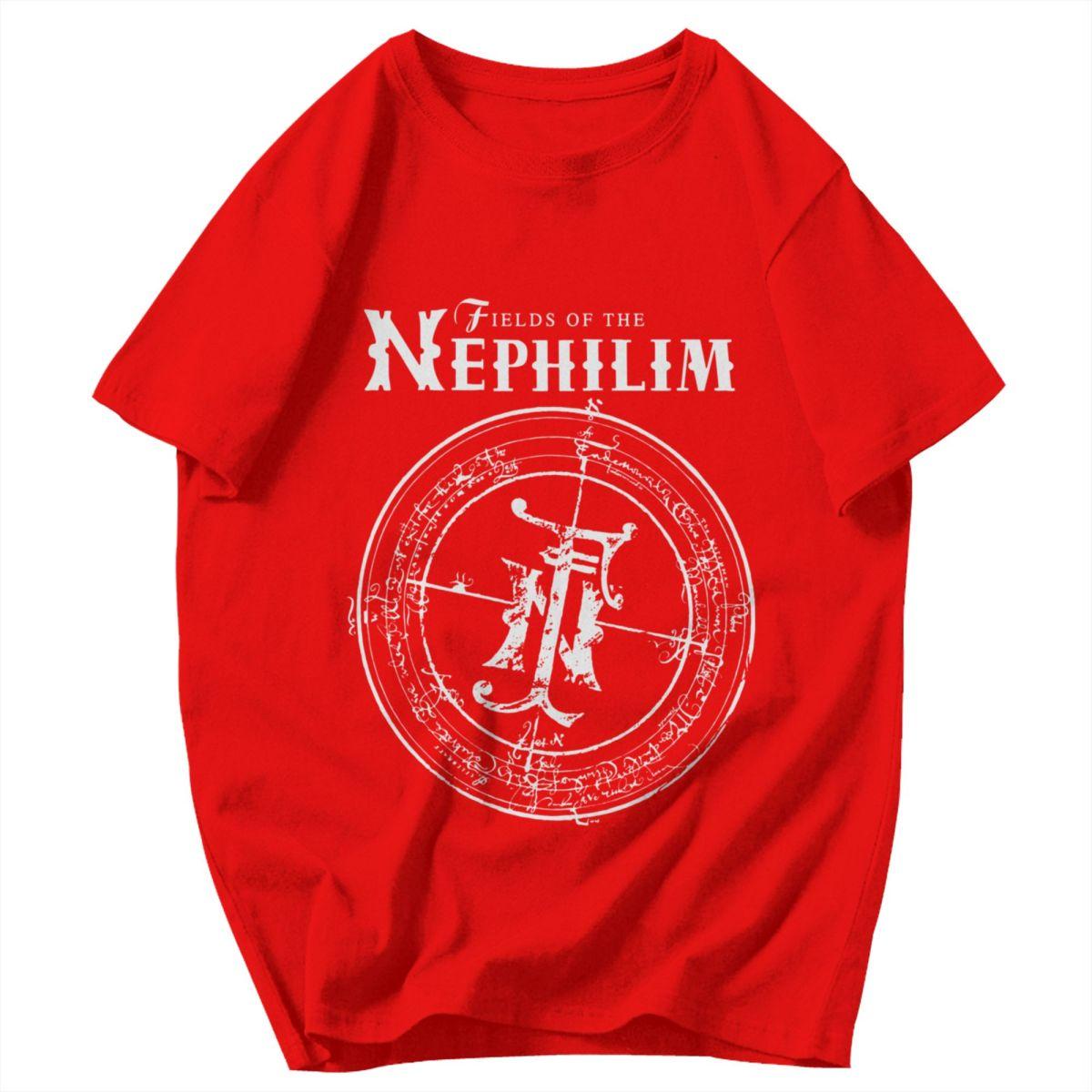 Мужская футболка Fields Of The Nephilim Dawnrazor Подарки для фанатов Идея Y2K Графическая с круглым вырезом Унисекс Одежда Футболки S